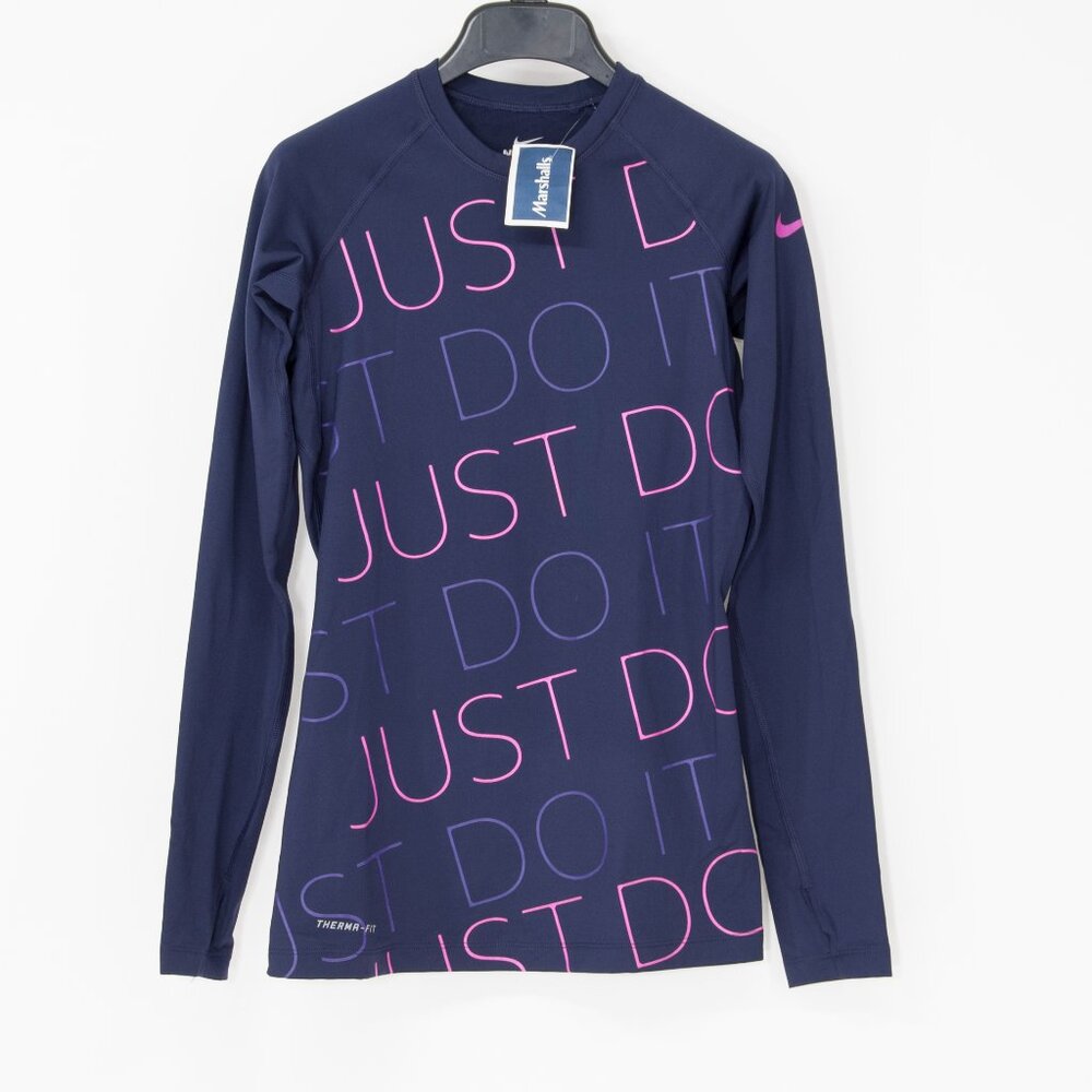 Nike Pro Combat Therma-Fit “Just Do It” Long Sleeve Top – Women’s XS (NWT)